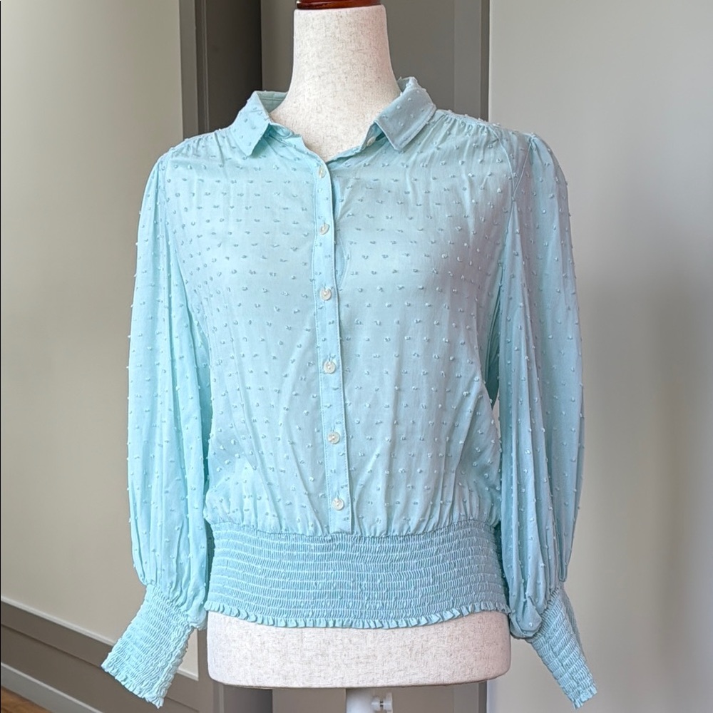 Maeve Light Blue Women's Top
